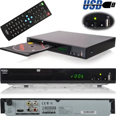 Productafbeelding van Xoro XOR120146 Xoro HSD 8470, DVD-Player, MPEG-4, 1080p Upscaling