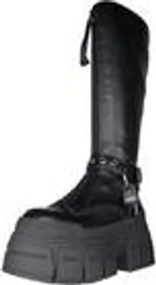 Image de Buffalo Dames Élégant Bottes Gospher Biker HI 1270131 noir