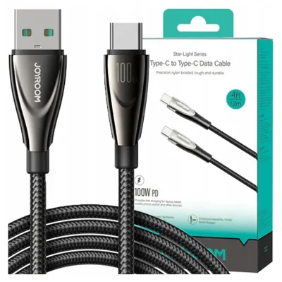 Immagine prodotto di Cavo Pioneer 100W Usb Do Usb C Joyroom Sa31-Ac6 / 100W / 1,2M (Czarny)