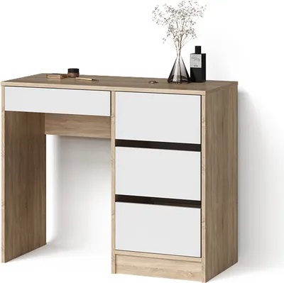 Produktbild von Schminktisch Livinity Imola Sonoma mit 4 Schubladen, Model 52409