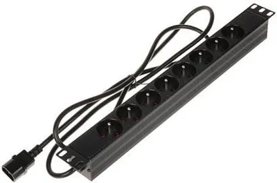 Productafbeelding van Voedingstrip met 8 stopcontacten, type PD-8/R/IEC-N