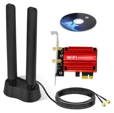 Zdjęcie produktu dla Karta WIFI 6E intel AX210 pci e bluetooth 5.3 dla komputera