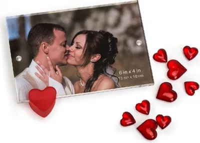 Produktbild von Acryl Bilderrahmen 10x15 HEART