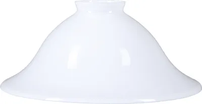 Produktbild von Pendelglasschirm Weiß Ø 220mm E27 Lampenglas Ersatzglas rund