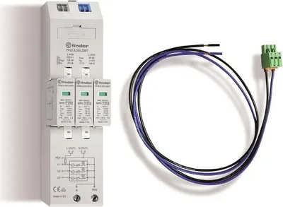 Produktbild von Finder Kombiableiter 7P.04.8.255.Z007C08 Typ 1+2 für dreiphasige TN-S u. TT Netze