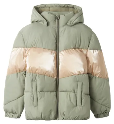 Produktbild von Name IT Mädchen NKFMILLE Puffer JACKET1 NOOS Steppjacke, Seagrass, 134