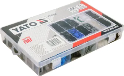 Productafbeelding van 308x YATO Bevestigingsclips voor interieurpanelen, model YT-06654, geschikt voor Fiat