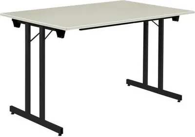 Obrázok produktu pre Skladací stôl | obdĺžnikový | šírka 1400 mm | hĺbka 700 mm | hrúbka dosky 19 mm