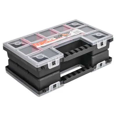 Obrázok produktu pre Box na sortiment Plastový box na sortiment NORS12DUO Červený triediaci box