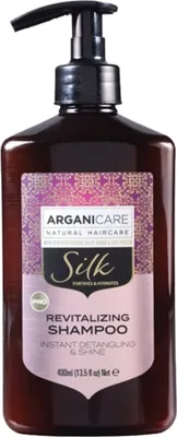 Zdjęcie produktu dla Arganicare Silk Szampon do włosów z jedwabiem, 400ml