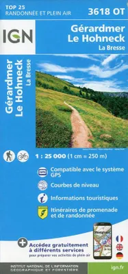 Obrázok produktu pre Gérardmer.Le Hohneck.La Bresse 1:25 000
