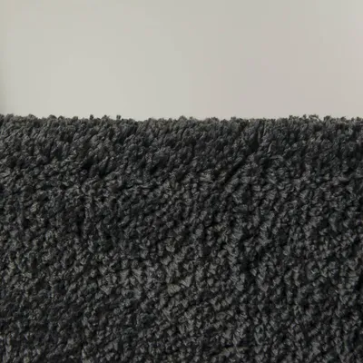 Produktbild von WC-Matte 55 x 60 cm, Polyester, Dunkelgrau, rutschfest, waschbar