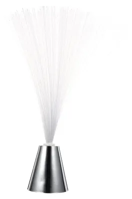 Faseroptik-Lampe mit Farbwechsel, LED, batteriebetrieben, 8x8x34,5 cm
