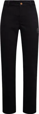 Schwarze Hose Setter Pant W von La Sportiva mit geradem Schnitt und Knopfverschluss
