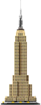 Produktbild von LEGO 21046 Architecture Empire State Building, Modellbausatz von New York, ideal für Jugendliche und Erwachsene als Set zum Stressabbau
