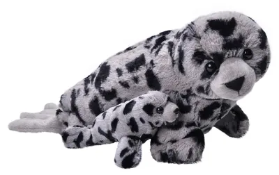 Produktbild von Wild Republic - Kuscheltier - Mom & Baby - Seehund