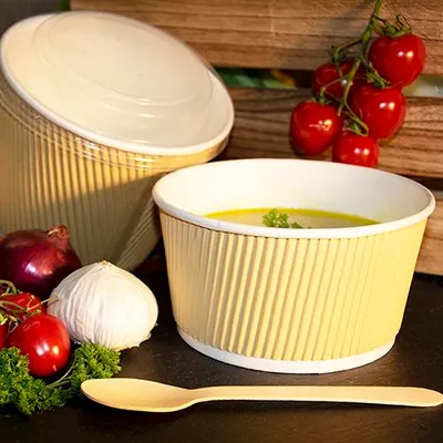 Produktbild von Deckel für Suppenbecher R-PET rund Ø 11,1 cm · 1,2 cm