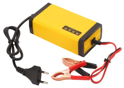 Immagine prodotto di Caricabatterie intelligente da 12 V con display LCD, dispositivo multifunzionale per la manutenzione dell'auto