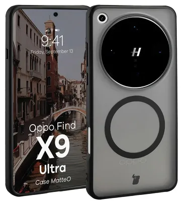 Produktbild von Handyhülle mit Magnetring für Oppo Find X9 Ultra, Bizon Case MatteO, Getönt-Beige