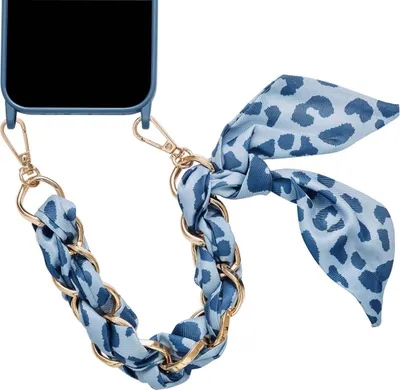 Image de Selencia Luxury Wrist Cord with Scarf - Bleu