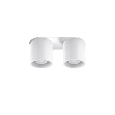 Zdjęcie produktu dla Reflektor spot ORBIS biały 2xGU10x40W metal wym:12x26x10cm IP20 Sollux Lighting