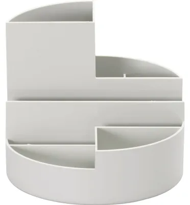 Produktbild von MAUL Stifteköcher MAULrundbox Kunststoff 14 x 14 x 12.5 cm grau