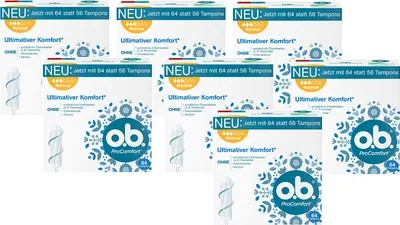 Produktbild von 7x O.B. Tampons Pro Comfort Normal, 64er-Pack