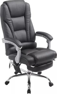 Produktbild von In And OutdoorMatch Bürostuhl Zico - Massagefunktion - Schwarz - Kunstleder - Ergonomischer Bürostuhl - Auf Rollen - Bürostuhl für Erwachsene - Höhenverstellbar