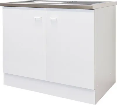 Produktbild von Kuchynská skrinka s drezom Flex Well Speed 100 cm bílý