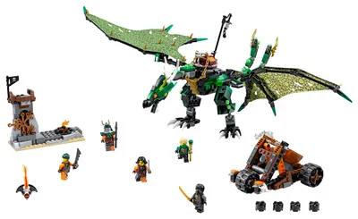 Produktbild von LEGO® NINJAGO Der Grüne Energie-Drache 70593