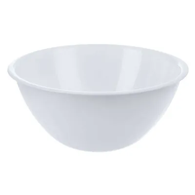 Produktbild von ORION Salatschüssel Glasschüssel in WEISS zum Servieren von Gerichten 2l 22 cm