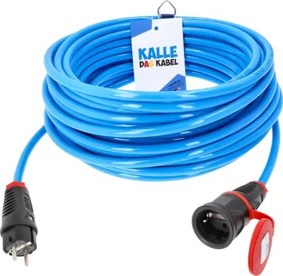 Produktbild von Kalle Verlängerungskabel Schuko 2,5mm² Extreme Blau IP54 5 Meter
