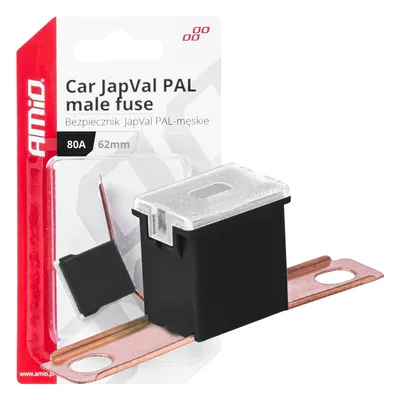 Imagen del producto de Fusible de coche JAPVAL PAL macho 62 mm 80A AMIO-03432