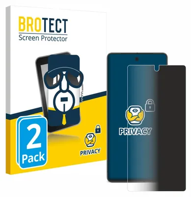 Produktbild von 2x BROTECT Sichtschutzfolie für Google Pixel 7 Anti-Spy Privacy Sichtschutz Blickschutz Folie Blaulicht-Schutz