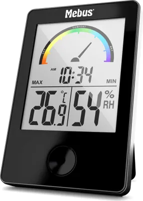 Immagine prodotto di Termoigrometro Mebus 40929 nero