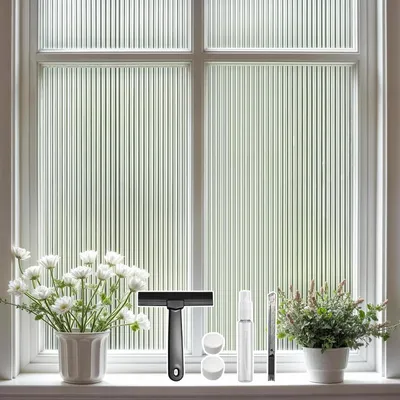 Obrázek produktu pro Okenní fólie Matné sklo - Propustná - 75 x 200 cm - Ochrana proti UV záření
