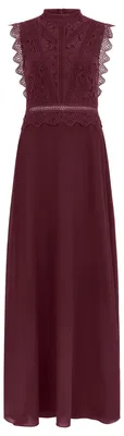 Produktbild von APART Maxikleid mit Häkelspitze und Stehkragen
