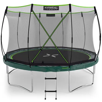Produktbild von KINETIC SPORTS Trampolin Federlos-Design 'Bungee Safety Elite' Ø 244/305/366 cm - Outdoor Gartentrampolin für Kinder