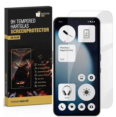 Produktbild von 2x 9H Panzerglas für Nothing Phone 4a Pro HD klar Tempered Hartglas Displayschutz Schutzglas Schutzfolie Screen-Protector