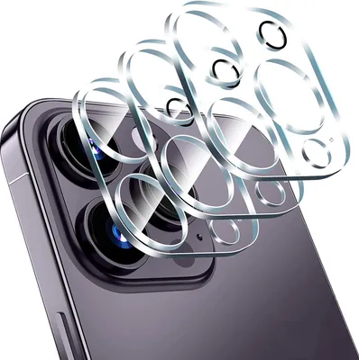 Image de 2x protection de caméra pour iPhone 12 Pro film de verre de protection lentille 9H blindé