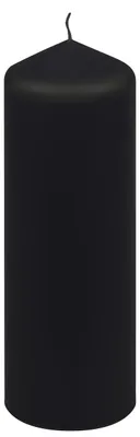 Produktbild von Stumpenkerzen Schwarz 200/67 mm, 10 Stück