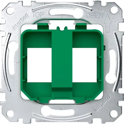 Produktbild von Merten MEG4566-0004 Tragplatten für Steckverbinder Modular Jack, grün