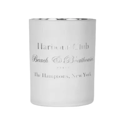 Productafbeelding van Mars & More theelichthouder, glas, Harbour Club, wit, medium, 12 cm