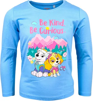 Produktbild von Langarmshirt Paw Patrol Skye & Everest Hellblau 122 cm