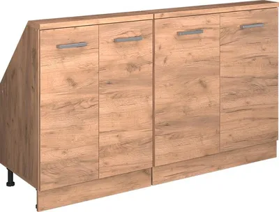 Produktbild von Dachschrägenschrank-Set Vicco Rion Goldkraft Eiche 2er Set, Model 56005