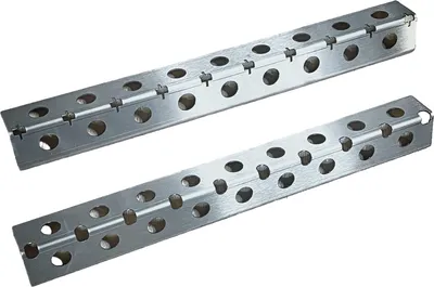 Produktbild von Aganjok Edelstahl V2A Schaschlikaufsatz Grillspieße Spießaufsatz Spießhalter Gestell 470mm 47cm für Gasgrill - Holzkohlgril (ohne Spieße)