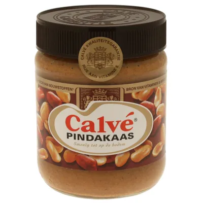 Obrázok produktu pre Calvé Pindakaas Arašidové maslo nátierka, arašidy, arašidová nátierka, sklenená nádoba, 350 g