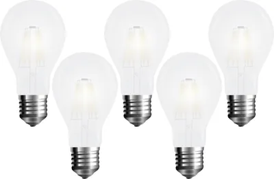 Produktbild von V-TAC LED-Lampe VT-2047 Frost, E27, EEK: E, 7 W, 840 lm, 2700 K, 5 Stück