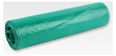 Produktbild von 500 Stück Hygoclean Müllsäcke Premium, 70 l | HDPE, Rolle, grün, L: 57,5 cm, B: 100 cm, 20 my, Karton