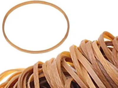 Produktbild von Famanu Gummibänder 100 Stück 60 x 3 mm - Elastische Gummiringe für Haushalt und Büro